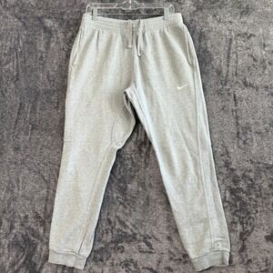 Nike Sportswear Club Men's Fleece Jogger Sweatpants Size Large Gray Athleisure